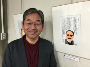似顔絵イラストレーターの内藤勲さんとタモリさんの似顔絵ッセイです。