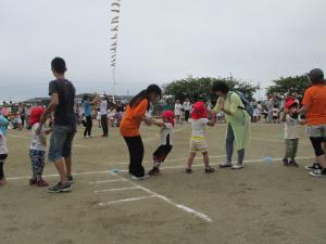 おうちの方との親子踊り