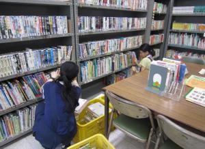 三谷公民館分室の整理の様子です。