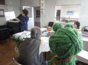 ブックパートナー「おはなしライブ」の練習の様子です。