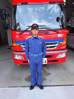 消防活動服の写真