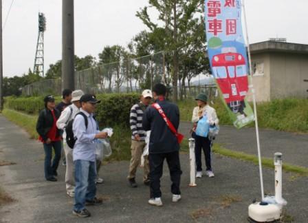 浜町：クリーンウォーク開始地点