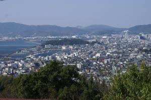 蒲郡市の遠景