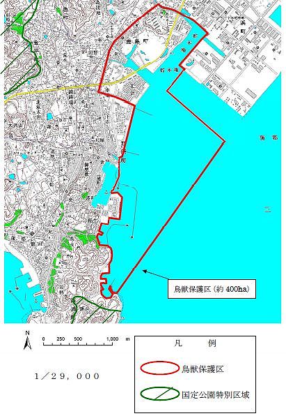 鳥獣保護区図面