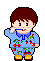 歯磨きをしている男の子のイラスト画像があります