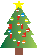 クリスマスツリーのイラスト画像があります
