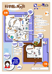 科学館の案内図