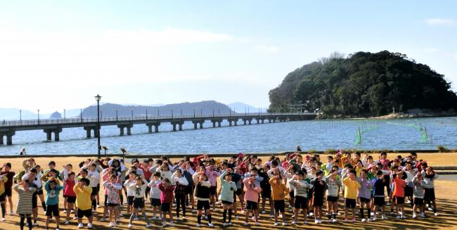 竹島遊園で