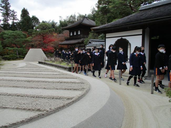 銀閣寺へ