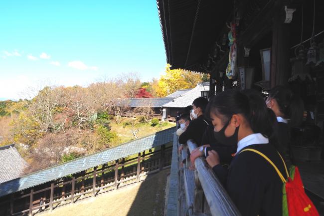 二月堂から平城京をのぞむ