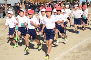 マラソン大会３年男子１