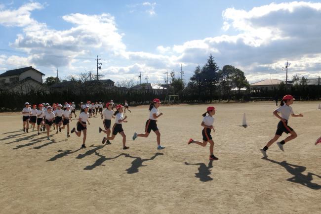 マラソン大会5年