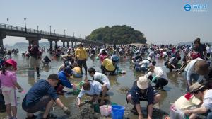 竹島_潮干狩り