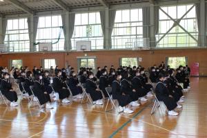 １年生　入学式の様子