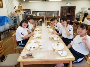 最終日も元気に朝食