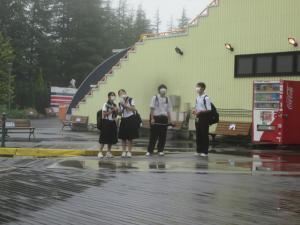 雨に降られましたが・・・