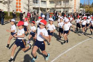 マラソン大会２年女子3