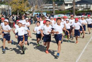 マラソン大会4年男子１