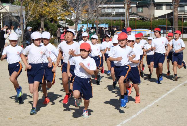 マラソン大会５年