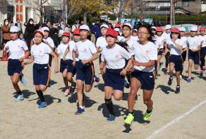 マラソン大会5年女子1