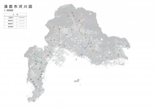 蒲郡市内の河川