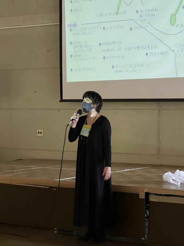 長町志穂さんのコメント発言の様子