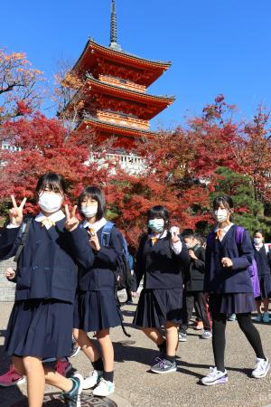 紅葉の京都へ