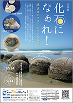 企画展「化石になぁれ！ 〜球状コンクリーションの科学〜」