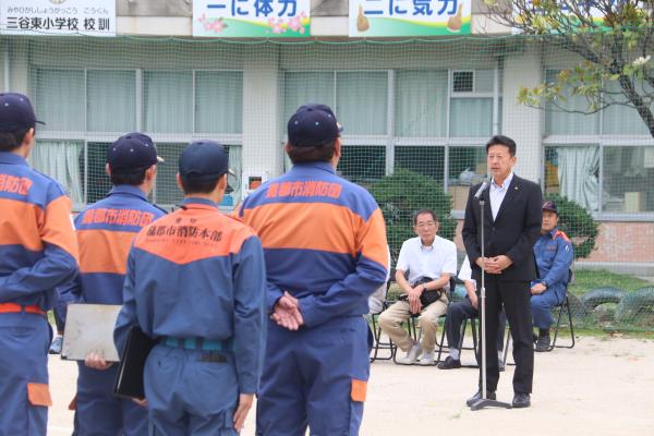 消防団操法大会激励会