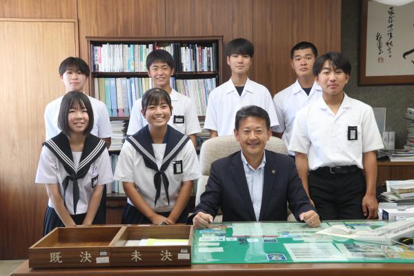 市長対話中学生