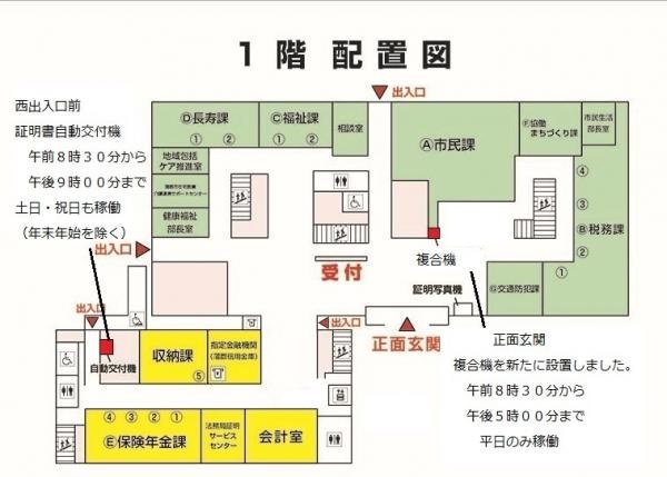 1階配置図