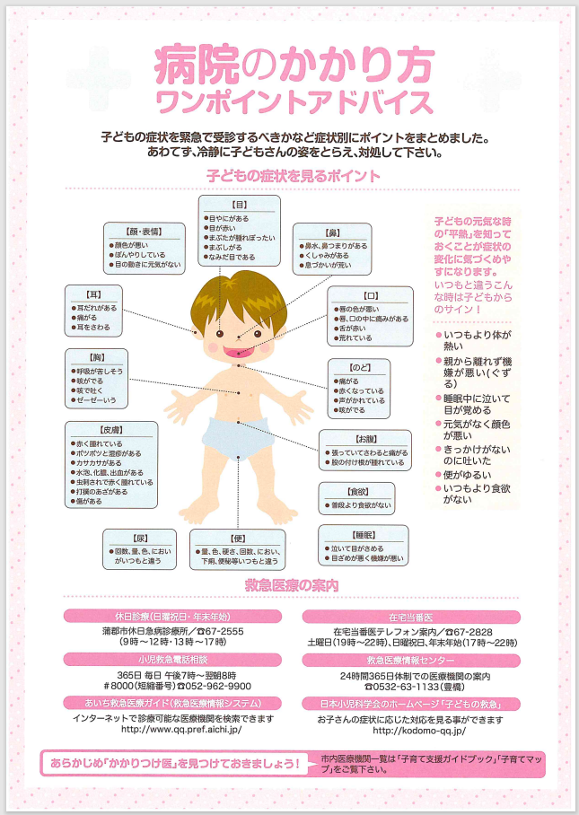 小児　病院のかかり方アドバイス