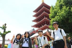 班別分散（浅草寺）