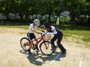 自転車教室３年②
