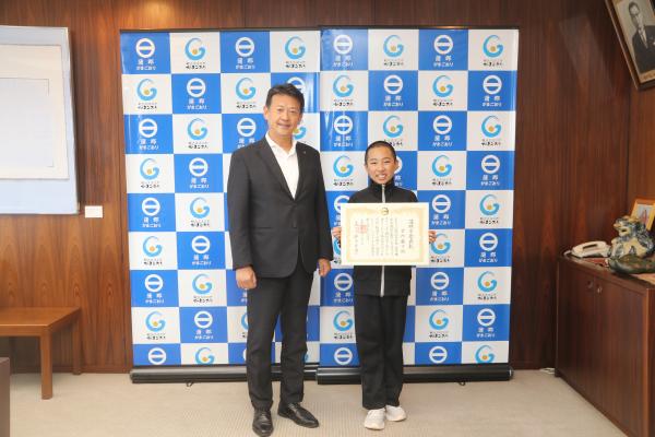 市長表彰古内廉万様