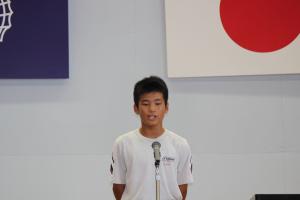 １年生代表