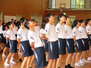 3年生　激励