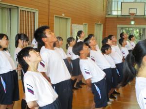 1年生　激励会