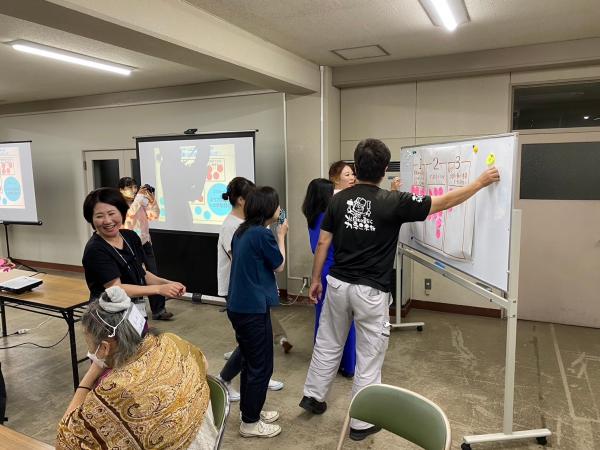 分科会選びの様子