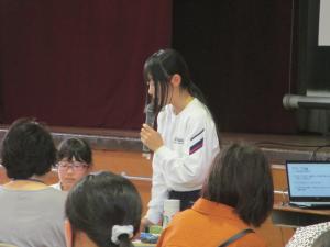 みなさんに意見を発表