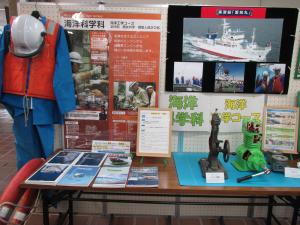 この写真は前回の三谷水産高校展の様子です。