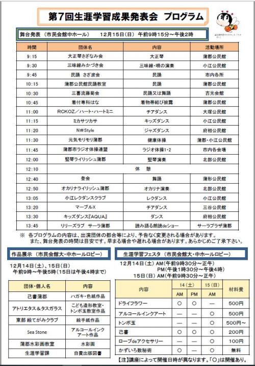 成果発表会２