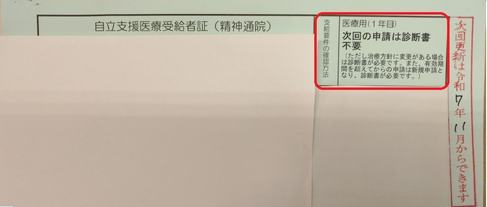 自立支援医療（精神通院）受給者証の支給要件確認方法