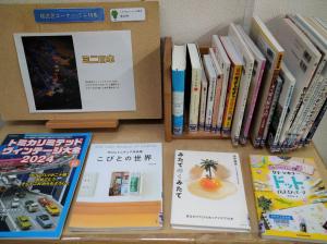 この写真は軽読書コーナーのミニ特集です。