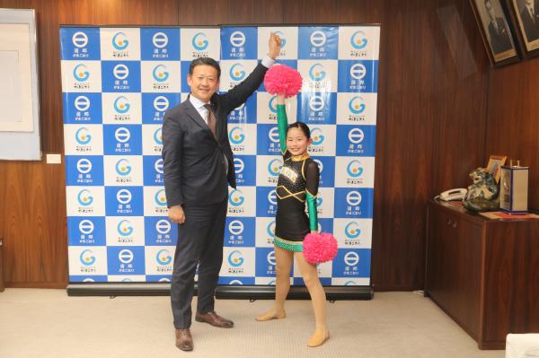 表敬訪問森川結友様