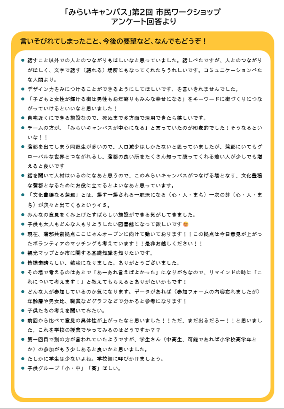 アンケート（２）