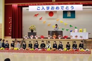 入学式の様子です。