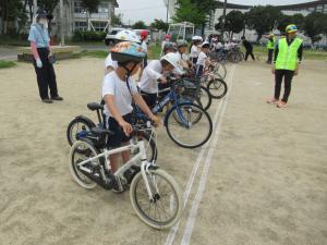 自転車の点検
