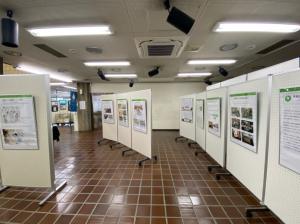 この写真は展示しているパネルの様子です。