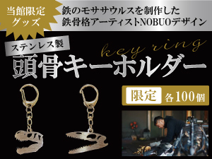 頭骨キーホルダーの画像